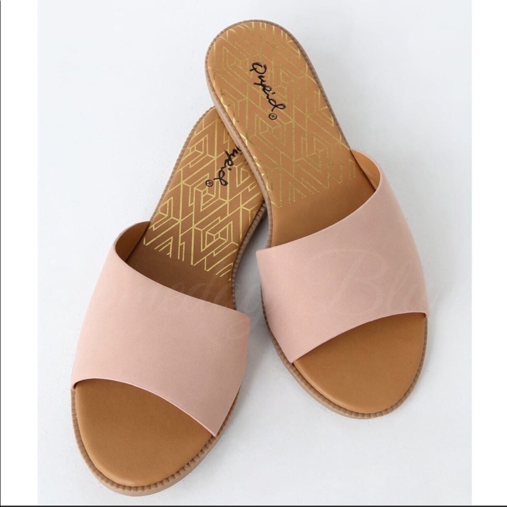 DONATED-Qupid Desmond-22x Blush Sandal - Picture 1 of 4
